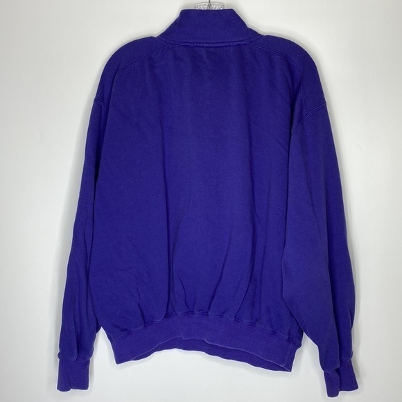 Vintage Patagonia Purple Polo Sweatshirt XL - Picture 2 of 13
